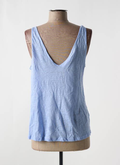 Top bleu MANGO pour femme