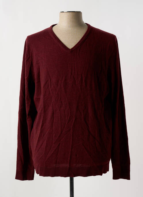 Pull rouge SELECTED pour homme