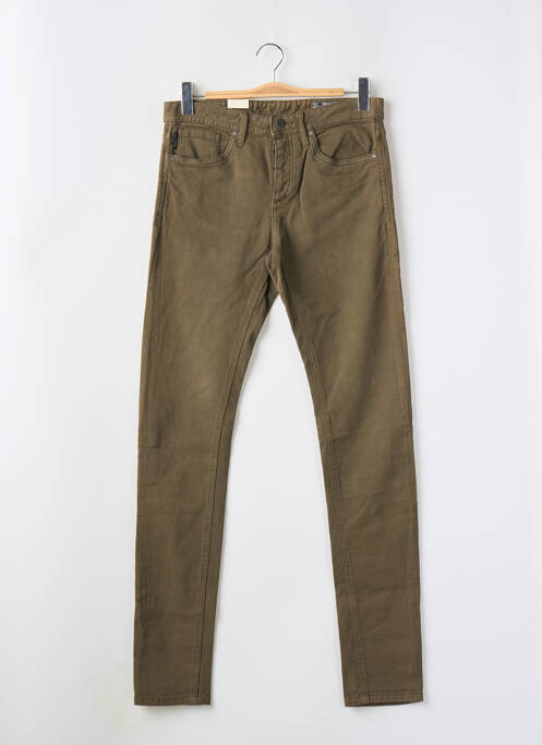 Jeans coupe slim vert JACK & JONES pour homme