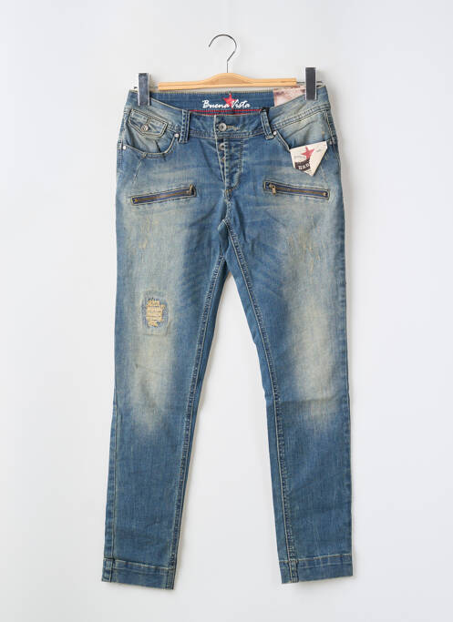 Jeans skinny bleu BUENA VISTA pour femme
