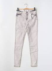 Jeans skinny gris VERO MODA pour femme seconde vue