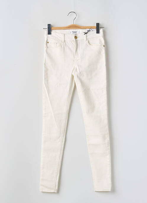 Jeans skinny blanc MANGO pour femme