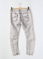 Jeans coupe slim gris ASTRID BLACK LABEL pour femme seconde vue