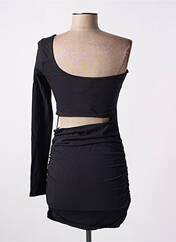 Robe courte noir SUBDUED pour femme seconde vue