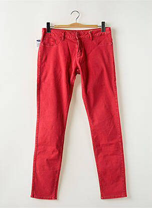 Jeans coupe slim rouge CARS JEANS femme
