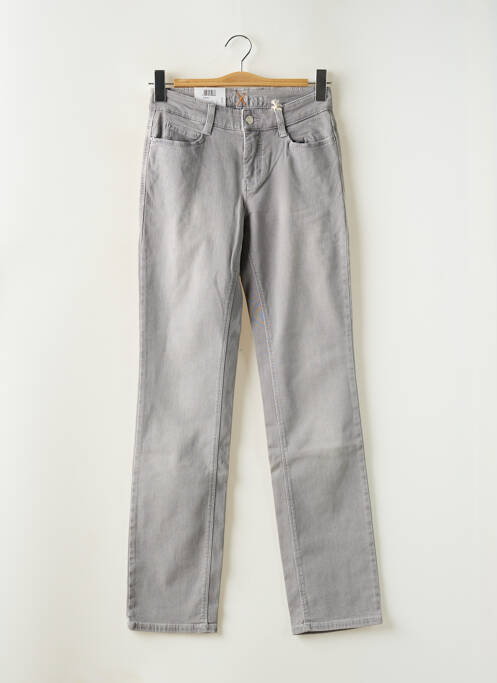 Jeans coupe droite gris MAC pour femme