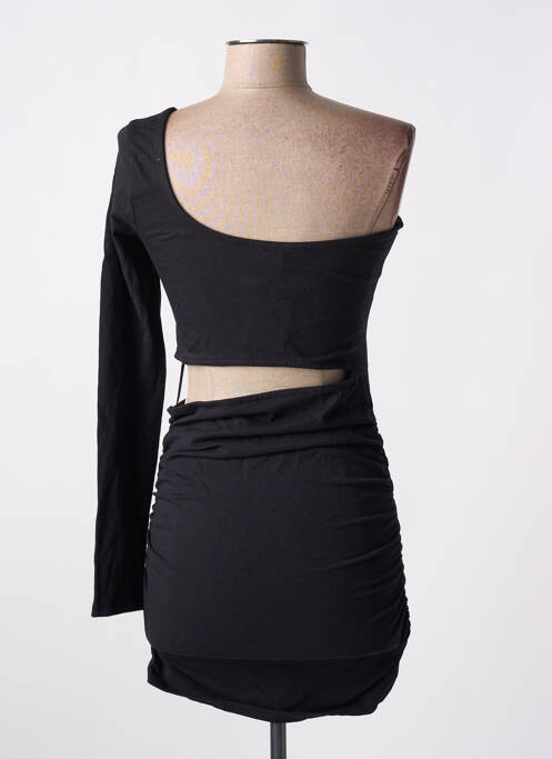 Robe courte noir SUBDUED pour femme