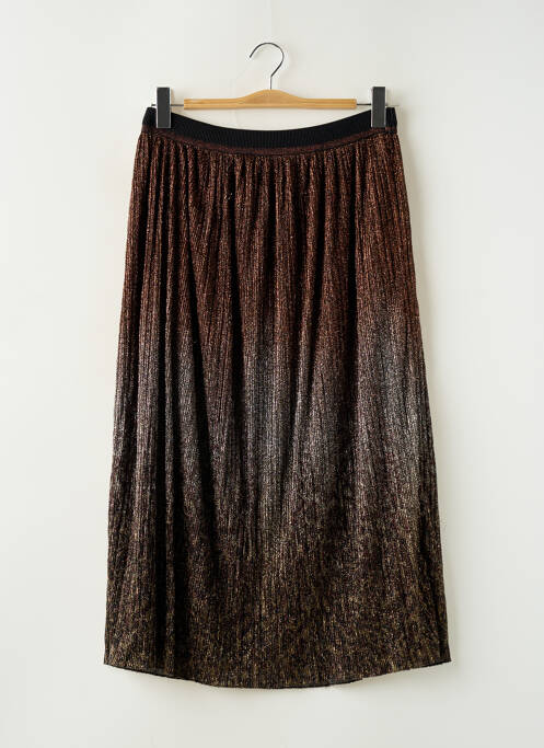Jupe longue or BELLITA pour femme