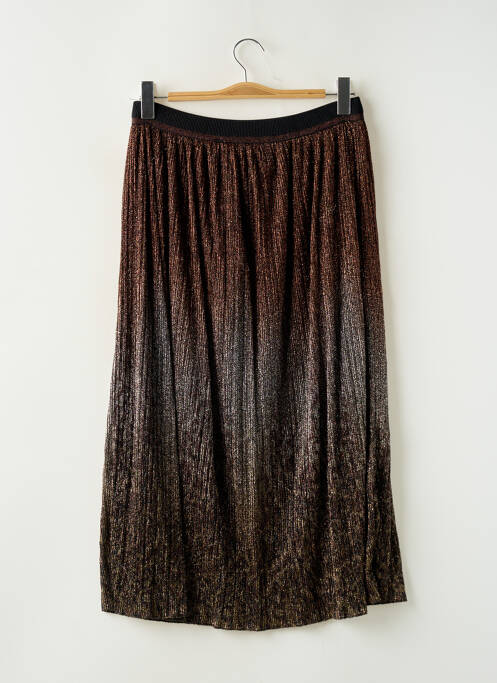 Jupe longue or BELLITA pour femme