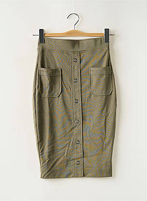 Jupe mi-longue vert GUESS femme