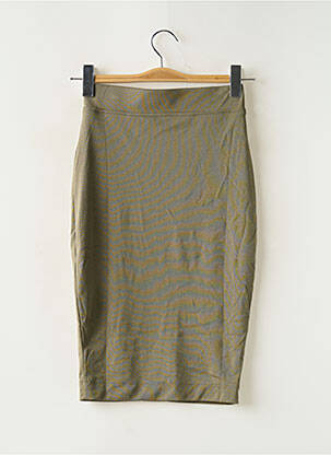 Jupe mi-longue vert GUESS femme