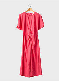 Robe mi-longue rose VICOLO femme