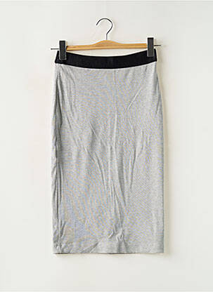 Jupe mi-longue gris GUESS femme