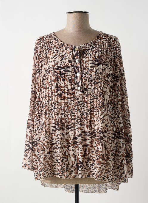 Blouse marron ZABAIONE pour femme