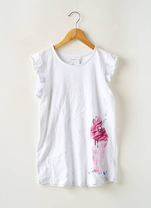 T-shirt blanc NAME IT pour fille