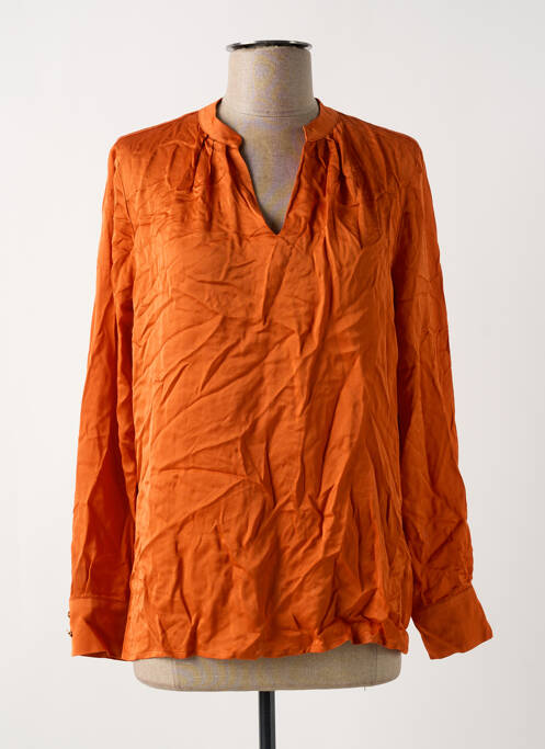 Blouse orange MORE & MORE pour femme
