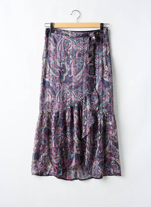 Jupe courte bleu MORGAN pour femme