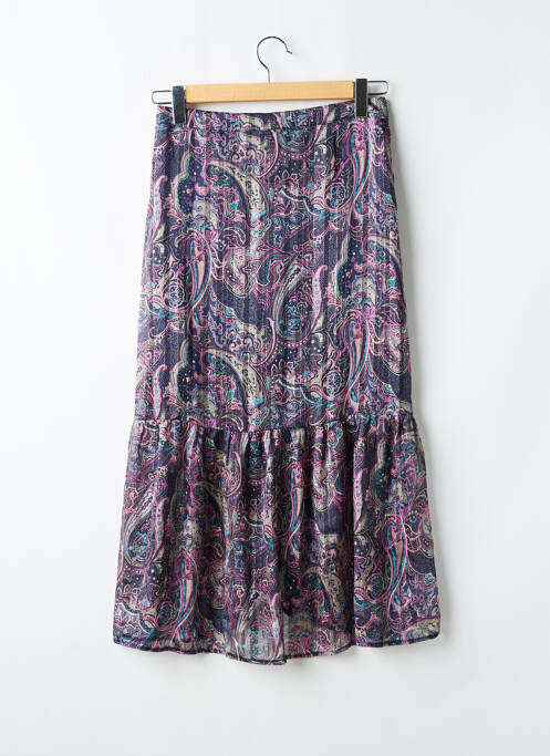 Jupe courte bleu MORGAN pour femme