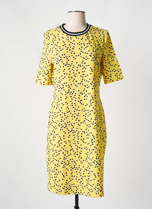 Robe courte jaune VERO MODA pour femme