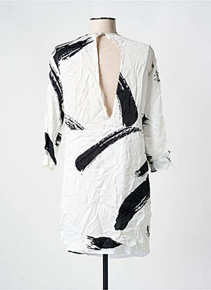 Robe courte blanc MANGO femme