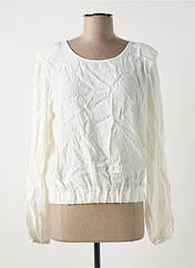 Blouse blanc MORE & MORE pour femme seconde vue
