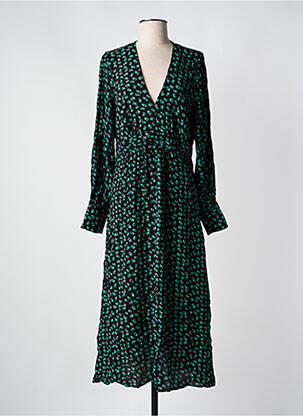 Robe longue noir MANGO femme