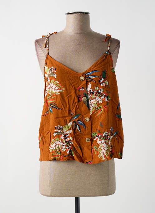 T-shirt marron ONLY pour femme