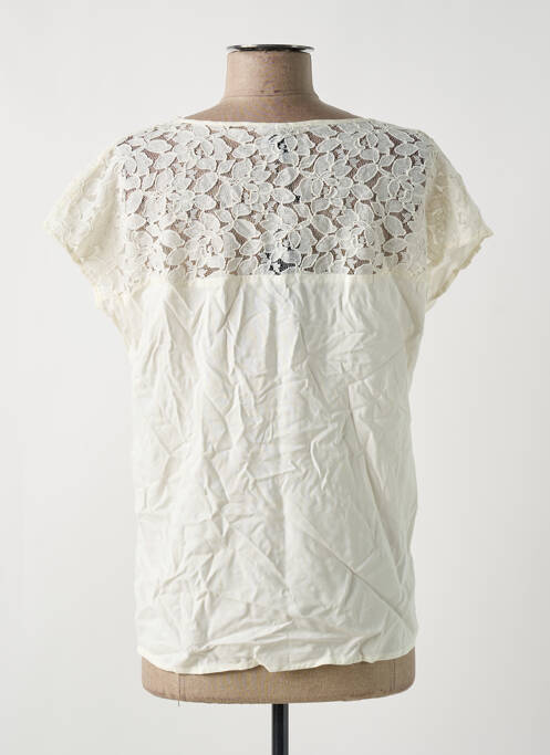 T-shirt beige VERO MODA pour femme