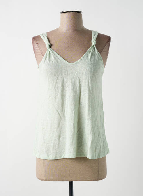 Top vert MANGO pour femme
