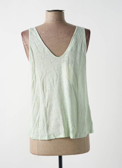 Top vert MANGO pour femme