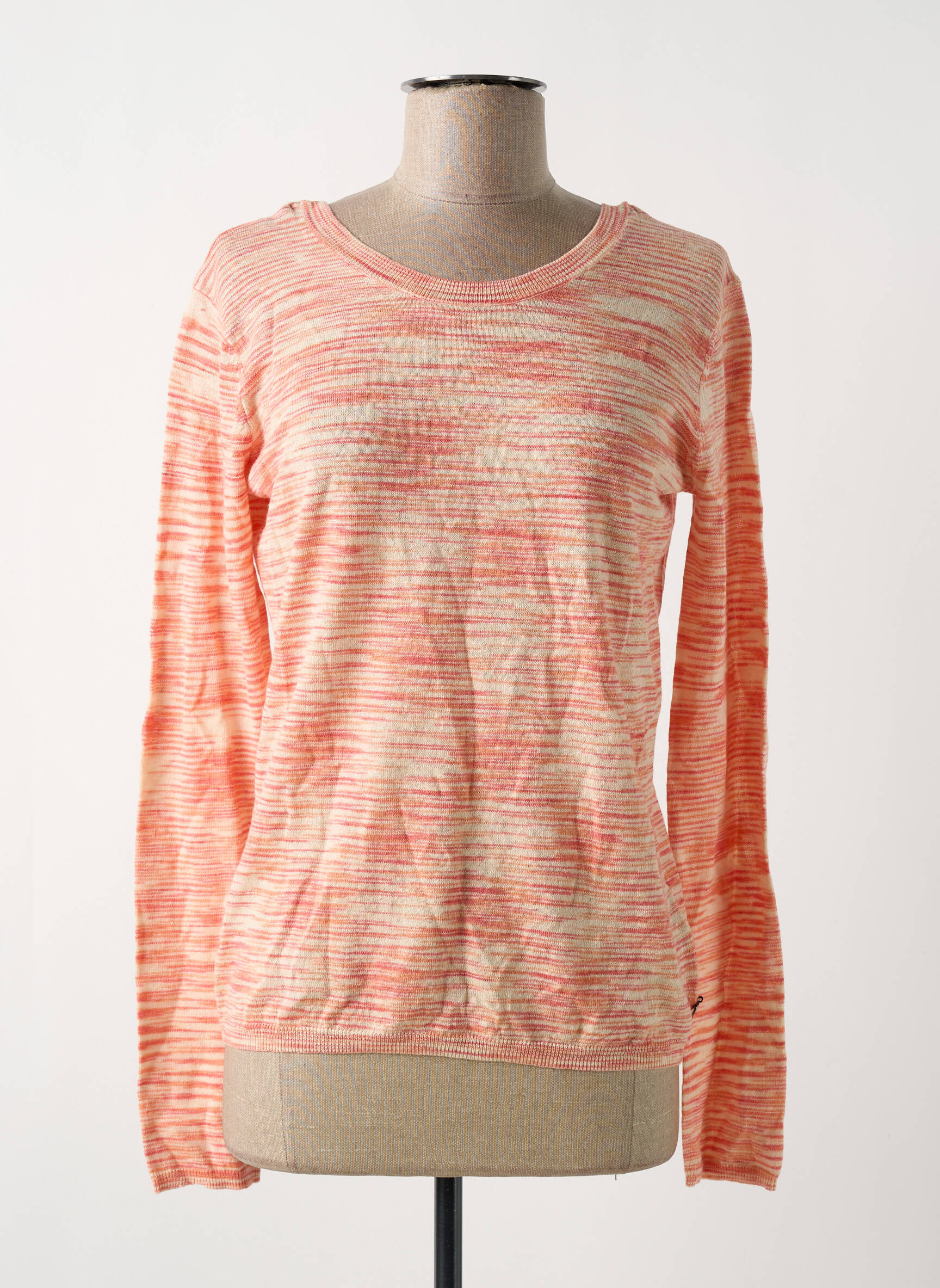 Sweat-shirt Femme Scotch & Soda Orange - Taille S - Coton 100% - Occasion Très Bon État