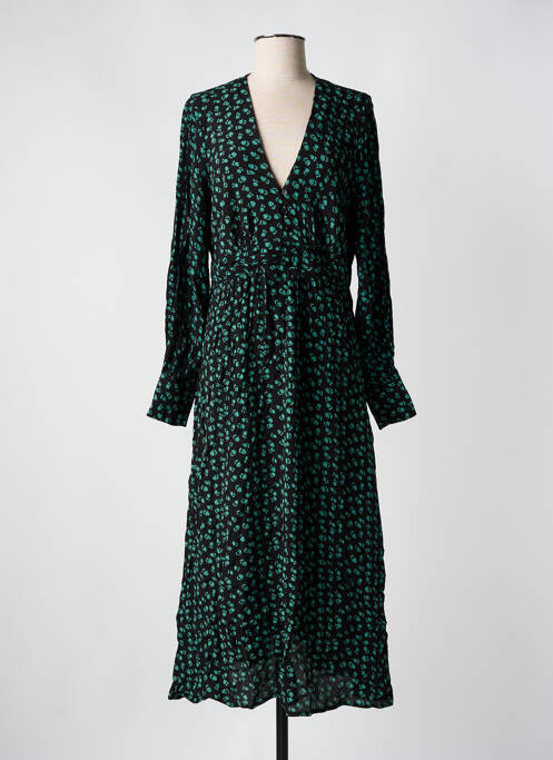 Robe longue noir MANGO pour femme