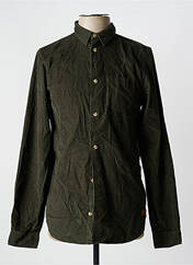 Chemise manches longues vert JACK & JONES pour garçon seconde vue