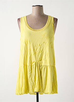 T-shirt jaune DESIGUAL femme