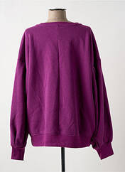Sweat-shirt à capuche violet MANGO pour femme seconde vue