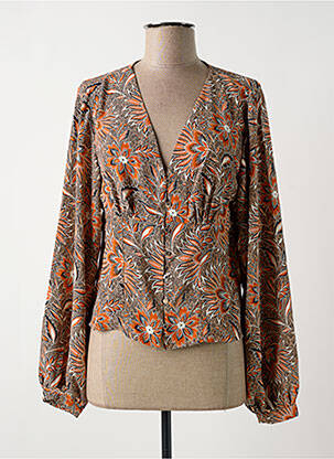 Chemisier orange MORGAN femme
