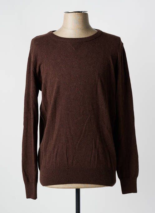 Pull marron PRIVATE BLUE homme
