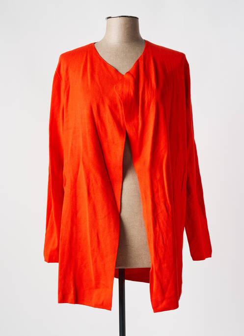 Gilet manches longues orange STREET ONE pour femme