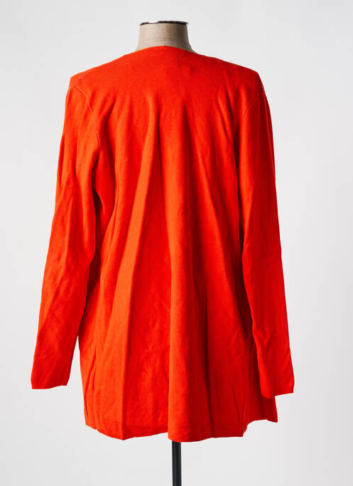 Gilet manches longues orange STREET ONE pour femme