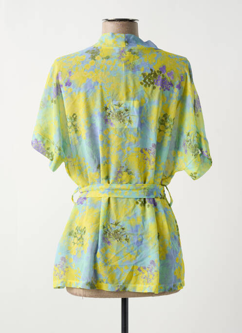 Gilet manches courtes jaune BELLITA pour femme