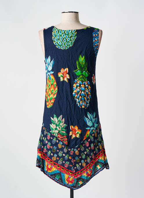 Robe courte bleu DESIGUAL femme