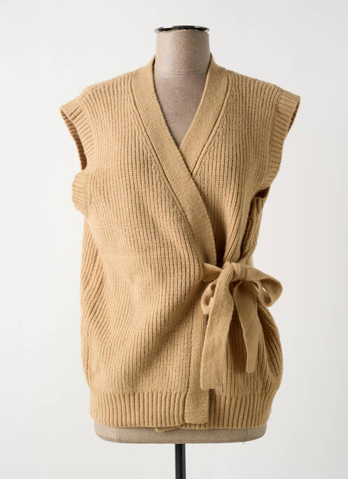 Débardeur beige CHERRY PARIS pour femme