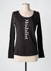 T-shirt noir MODALIST pour femme seconde vue