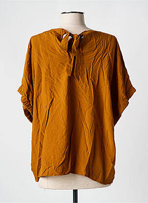 Blouse marron MORE & MORE femme
