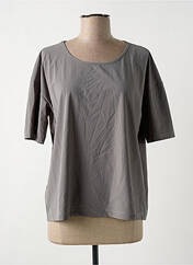 T-shirt gris LI Q pour femme seconde vue