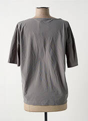 T-shirt gris LI Q pour femme seconde vue