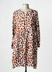 Robe mi-longue marron MORE & MORE pour femme seconde vue