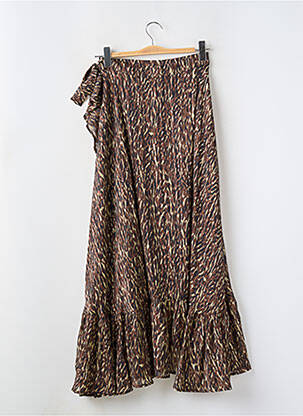 Jupe courte marron GUESS femme