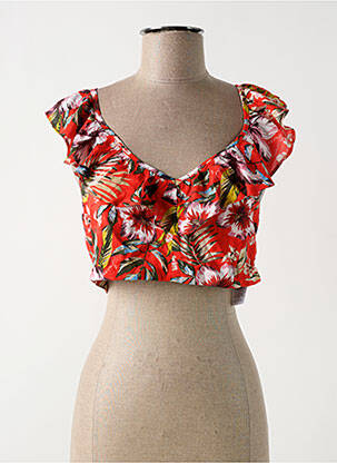 Top rouge GUESS femme