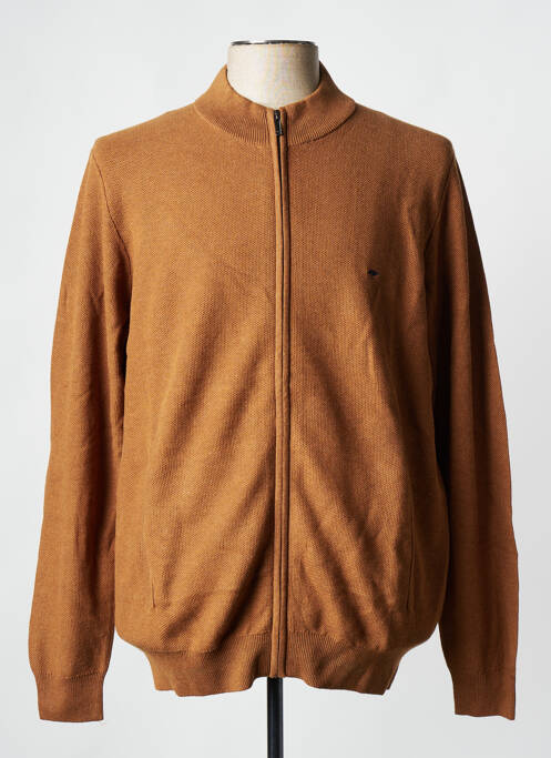 Gilet manches longues marron FYNCH-HATTON pour homme